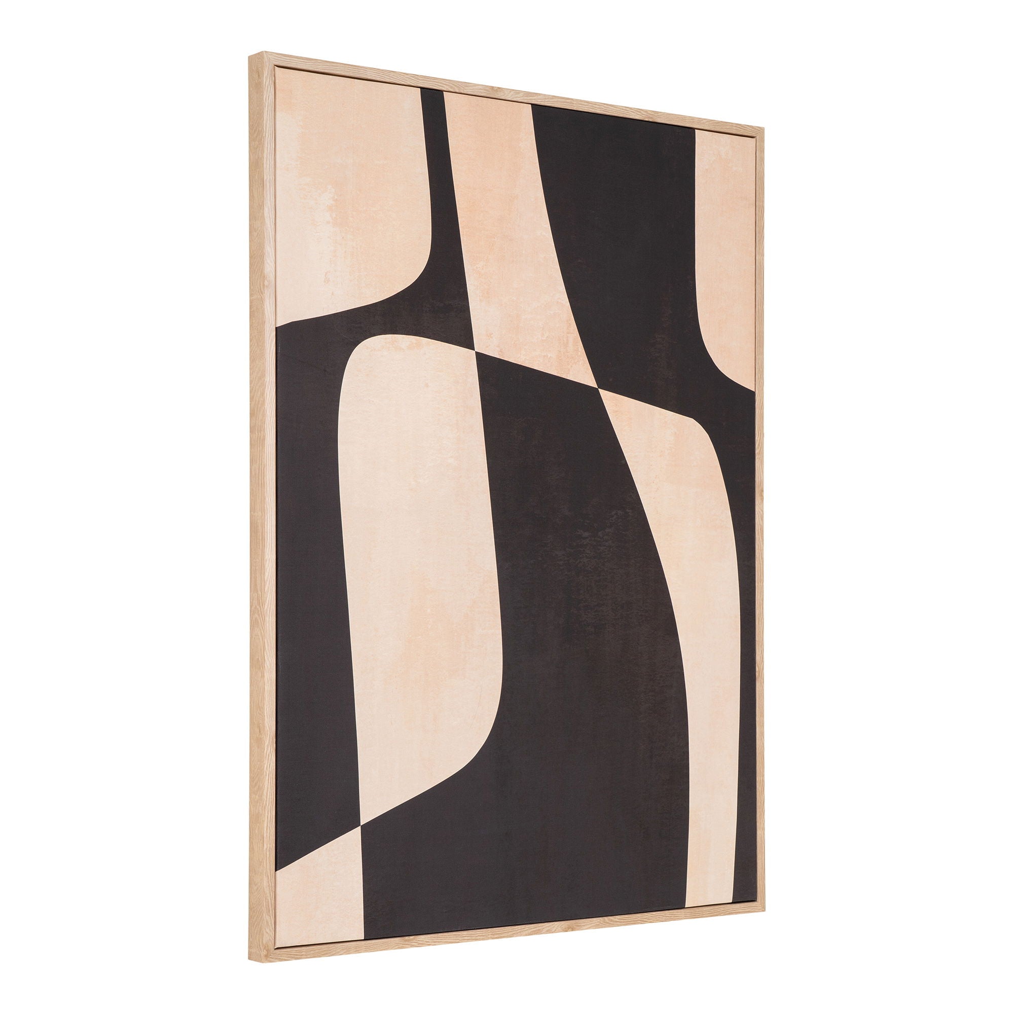 Farbe Cape Town – Leinwandbild, braun/beige, 50×70 cm